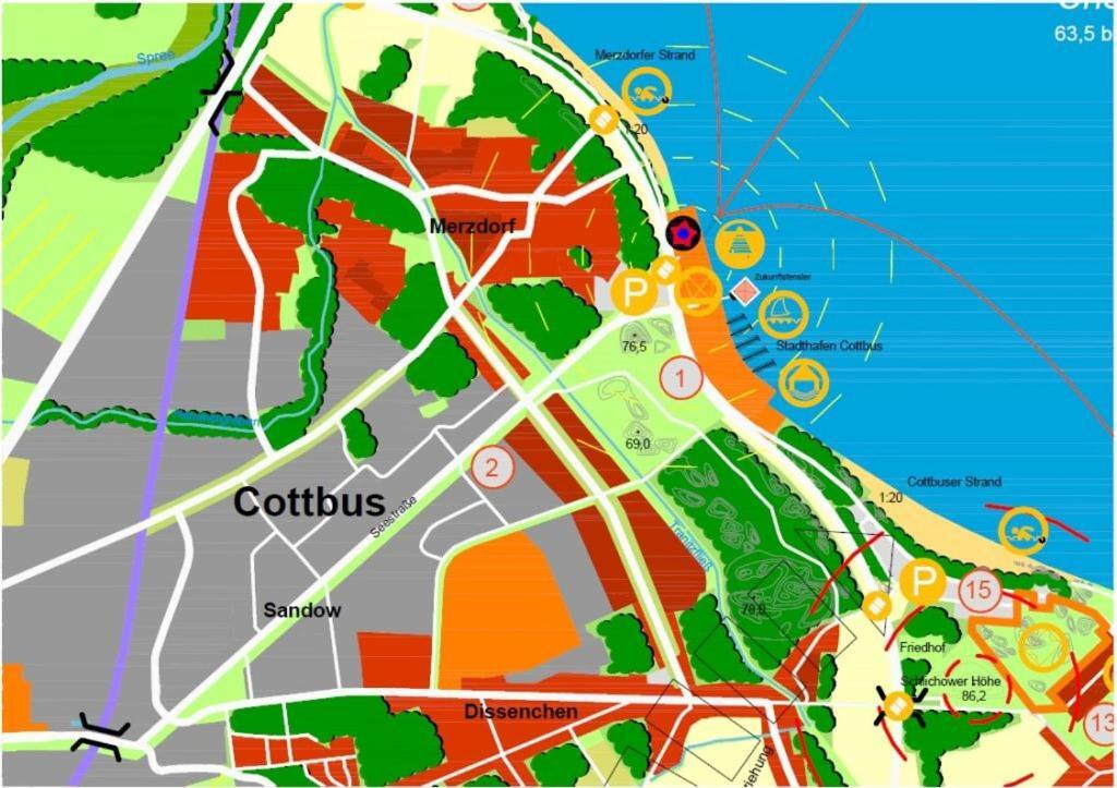 Zimmervermietung Cottbusser Ostsee מראה חיצוני תמונה